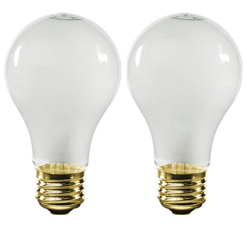 25 Watt - Frost - Incandescent A19 Bulb - 2 Pack