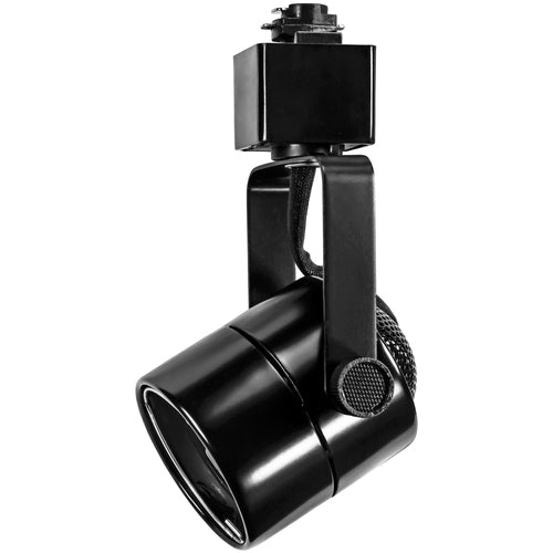 Track Light Fixture - Cylinder - Black - MR16 GU10 Base