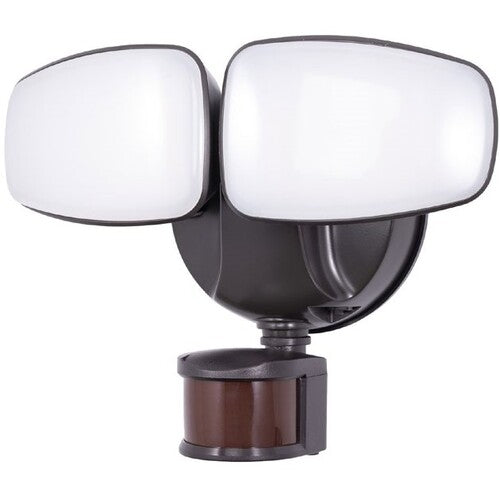 3000 Lumens - 35 Watt - Color Selectable LED Security Floodlight Fixture with Motion Sensor and Photocell