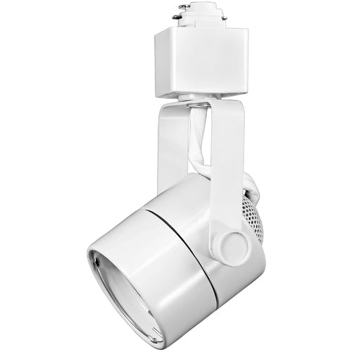 Track Light Fixture - Cylinder - White - MR16 GU10 Base