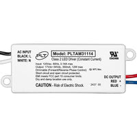 LED Driver - Dimmable - 12 Watt - 350mA Output Current 120 Volt Input - 17-34 Volt Output - Works With Constant Current Products Only - PLT-13220