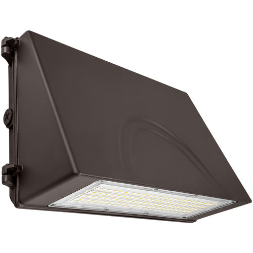 8250 Lumen Max - 60 Watt Max - Wattage and Color Selectable Full Cutoff LED Wall Pack Fixture