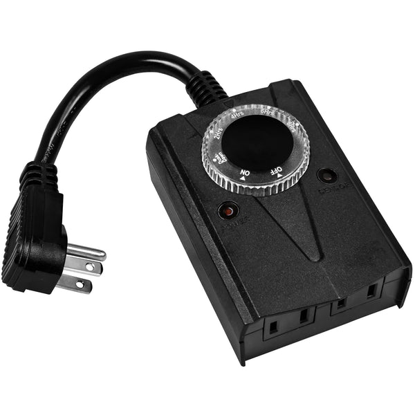 PLT Solutions PLTS-12336 - Mechanical Heavy Duty Outdoor Timer - Photocell Controlled - 1000 Watt - 125 Volt