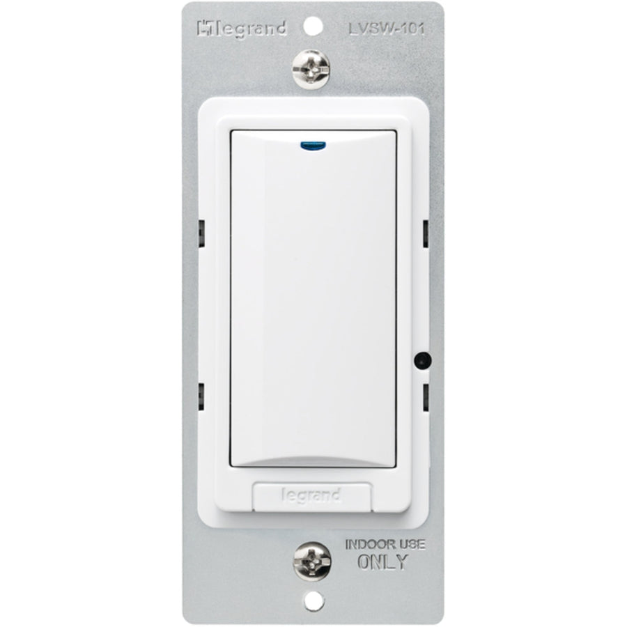 WattStopper LVSW-101-W - Low Voltage Push Button On/Off Switch - Single Pole - 24 Volt - White